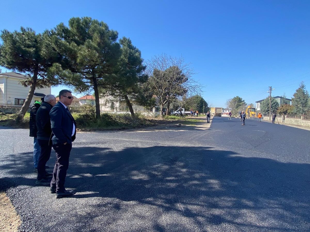 YOL ASFALT KAPLAMA ÇALIŞMALARIMIZ