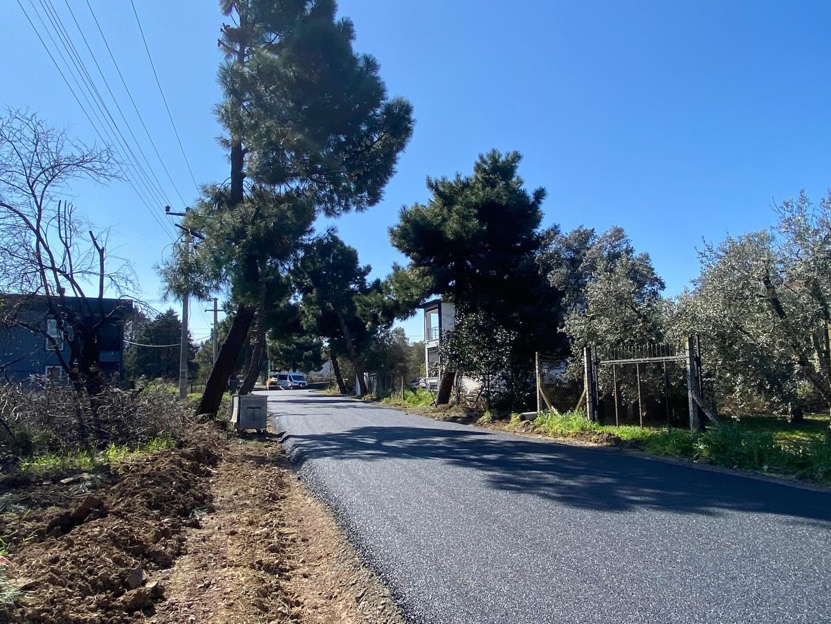 YOL ASFALT KAPLAMA ÇALIŞMALARIMIZ