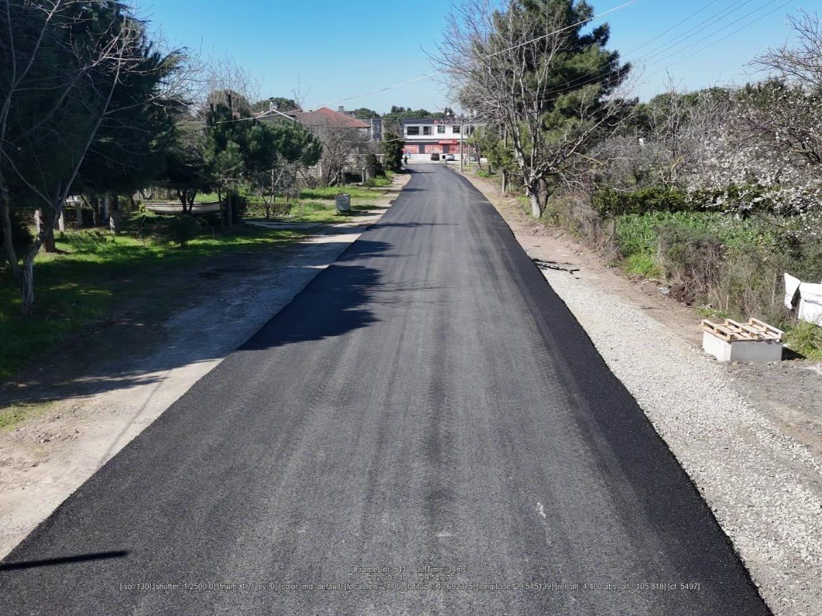 YOL ASFALT KAPLAMA ÇALIŞMALARIMIZ